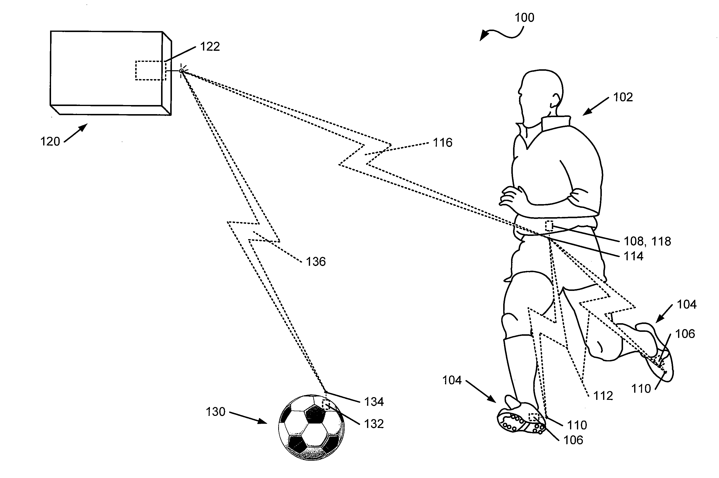 Athletic Performance Monitoring Systems and Methods in a Team Sports Environment