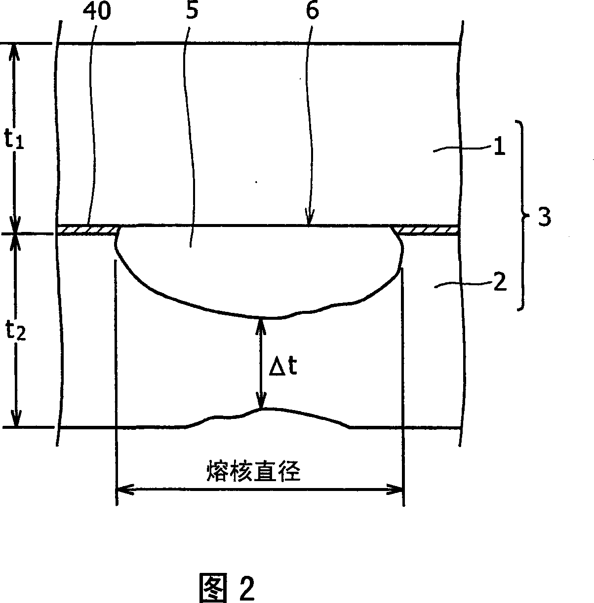 Joined body of different materials of steel material and aluminum material and method for joining the same