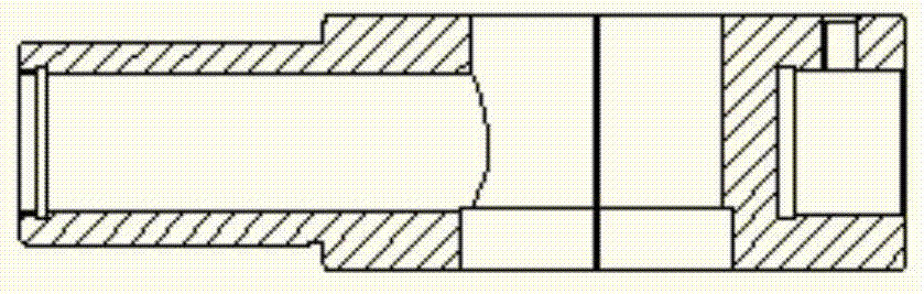 A riveting device and riveting method for steering oil cylinder assembly