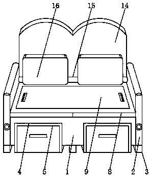 Multifunctional sofa with convertible shape