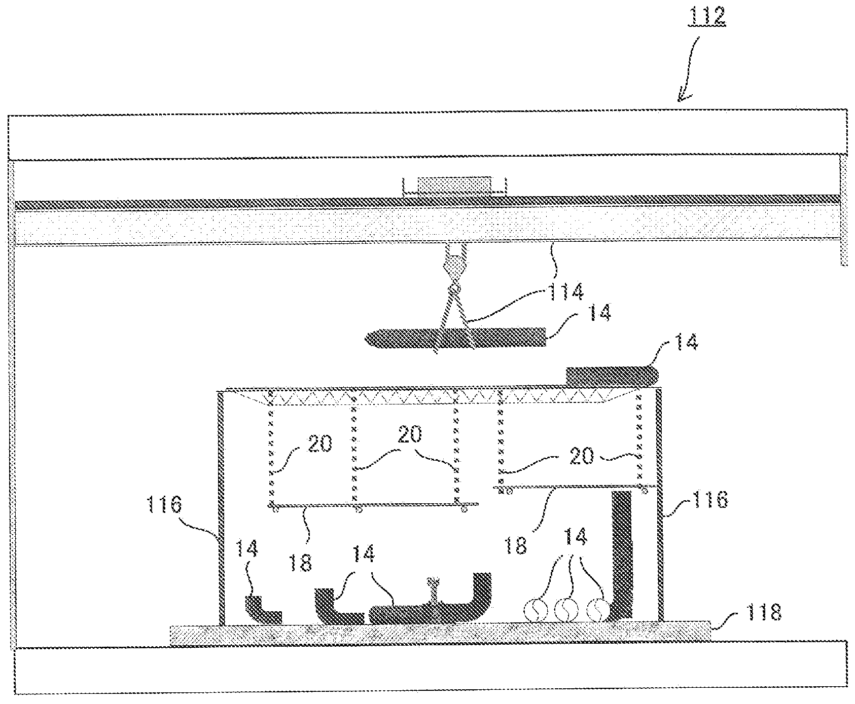 Module structure, and module construction method