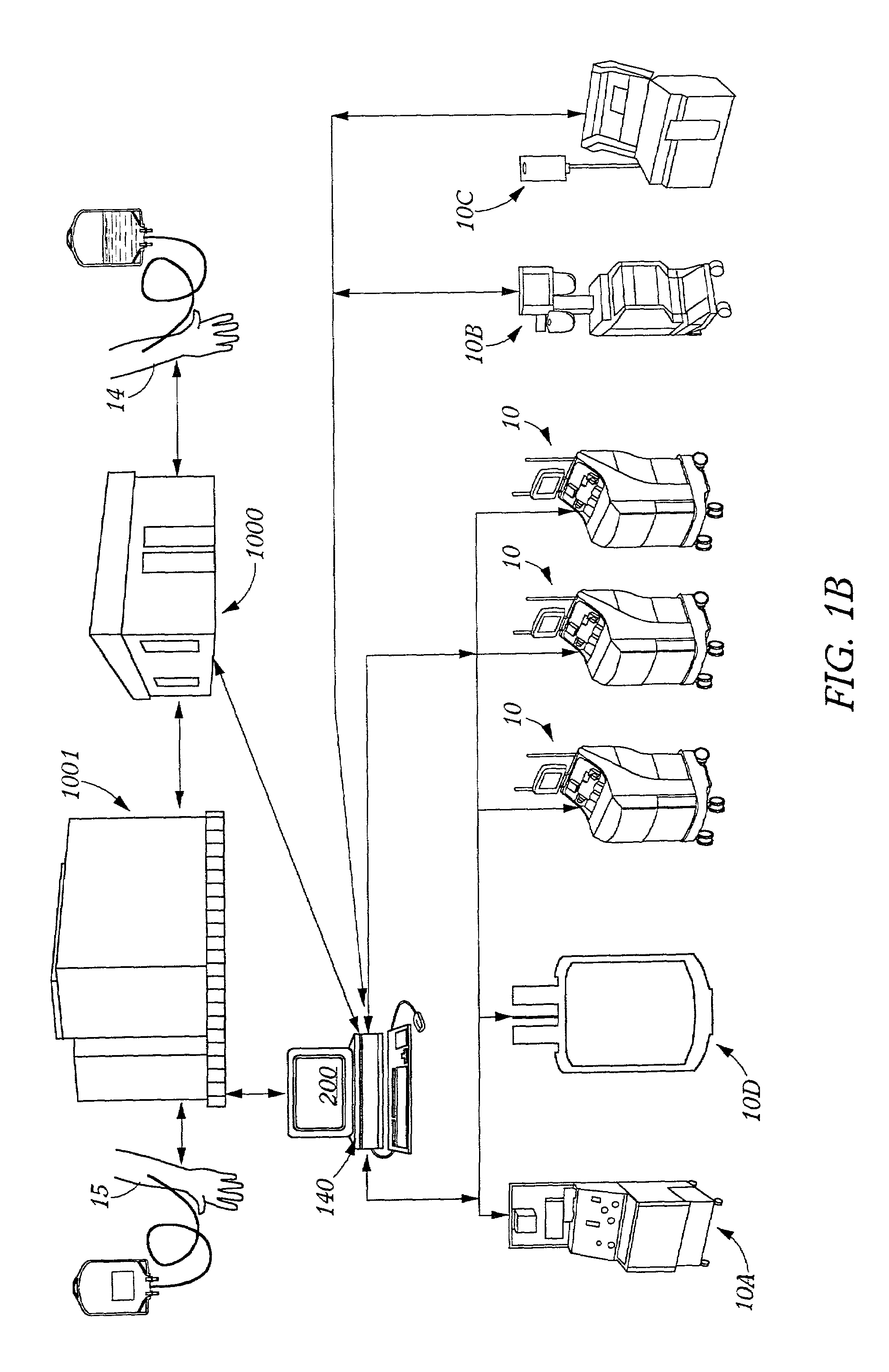 Extracorporeal blood processing information management system
