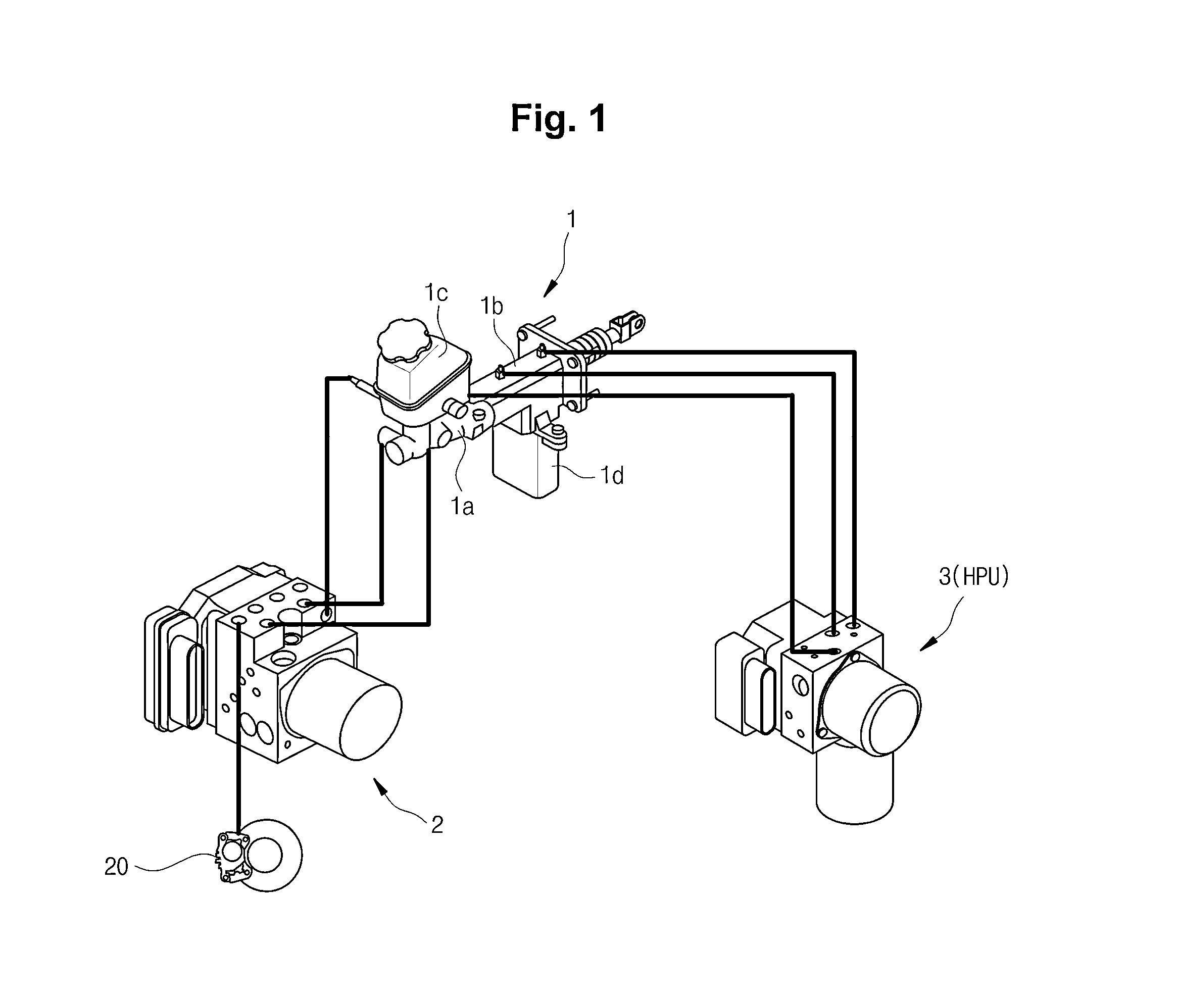 Integrated electro-hydraulic brake system
