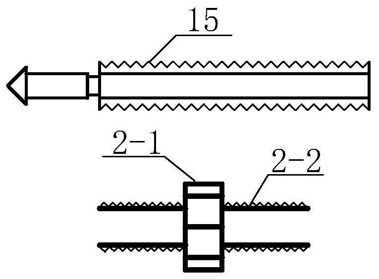 A method for testing the corrosion depth of cement-soil piles