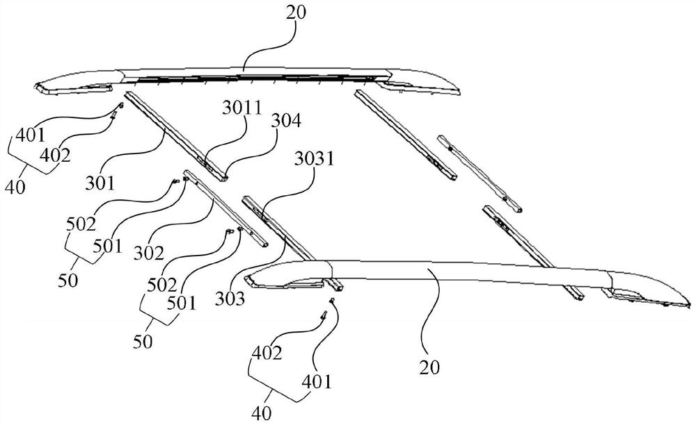 Luggage rack and vehicle