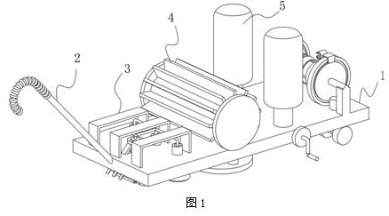 Marine inclined ladder welding device