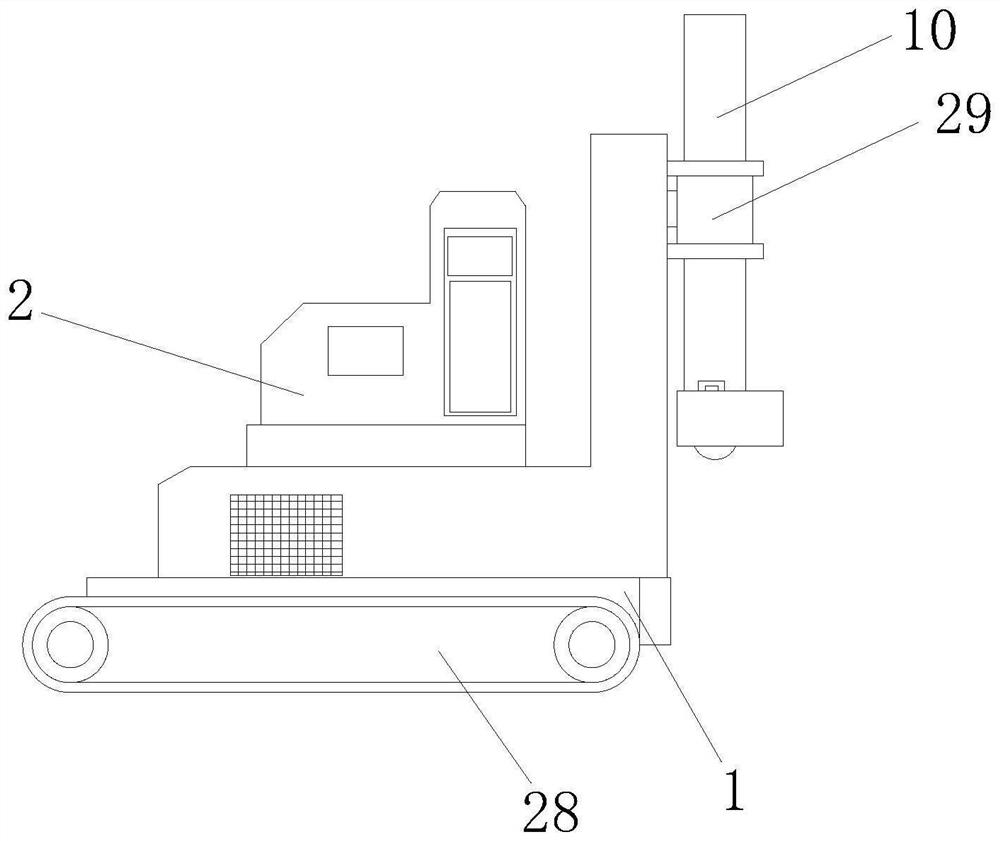 Equipment and method for treating roadbeds on two sides of bridgehead and structure