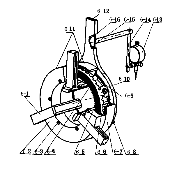 Method and device for measuring yield limit of super-high pressure thick-wall cylinder