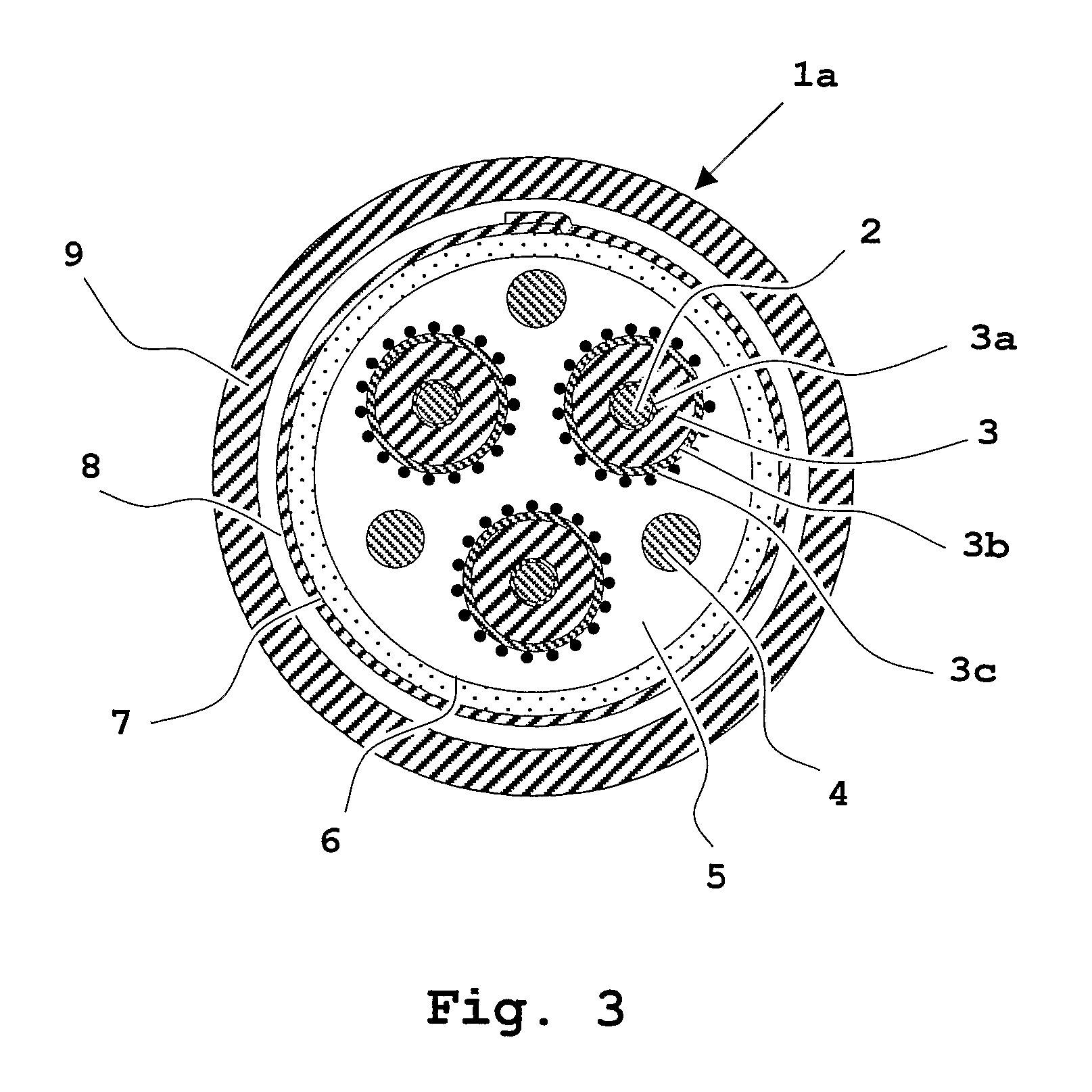 Process for manufacturing a cable resistant to external chemical agents