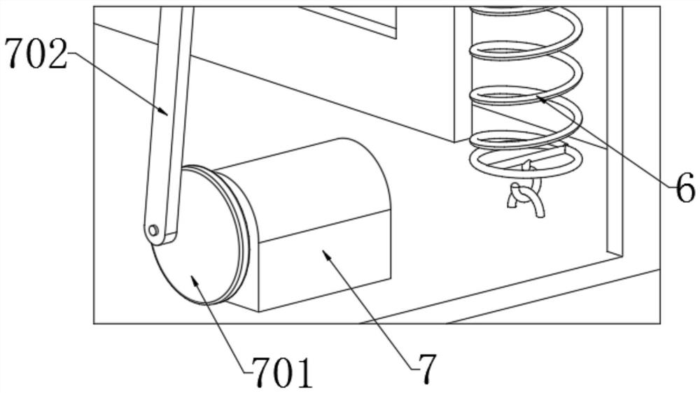 Sun-curing processing device for brewed and boiled dark green tea based on agricultural product tea processing