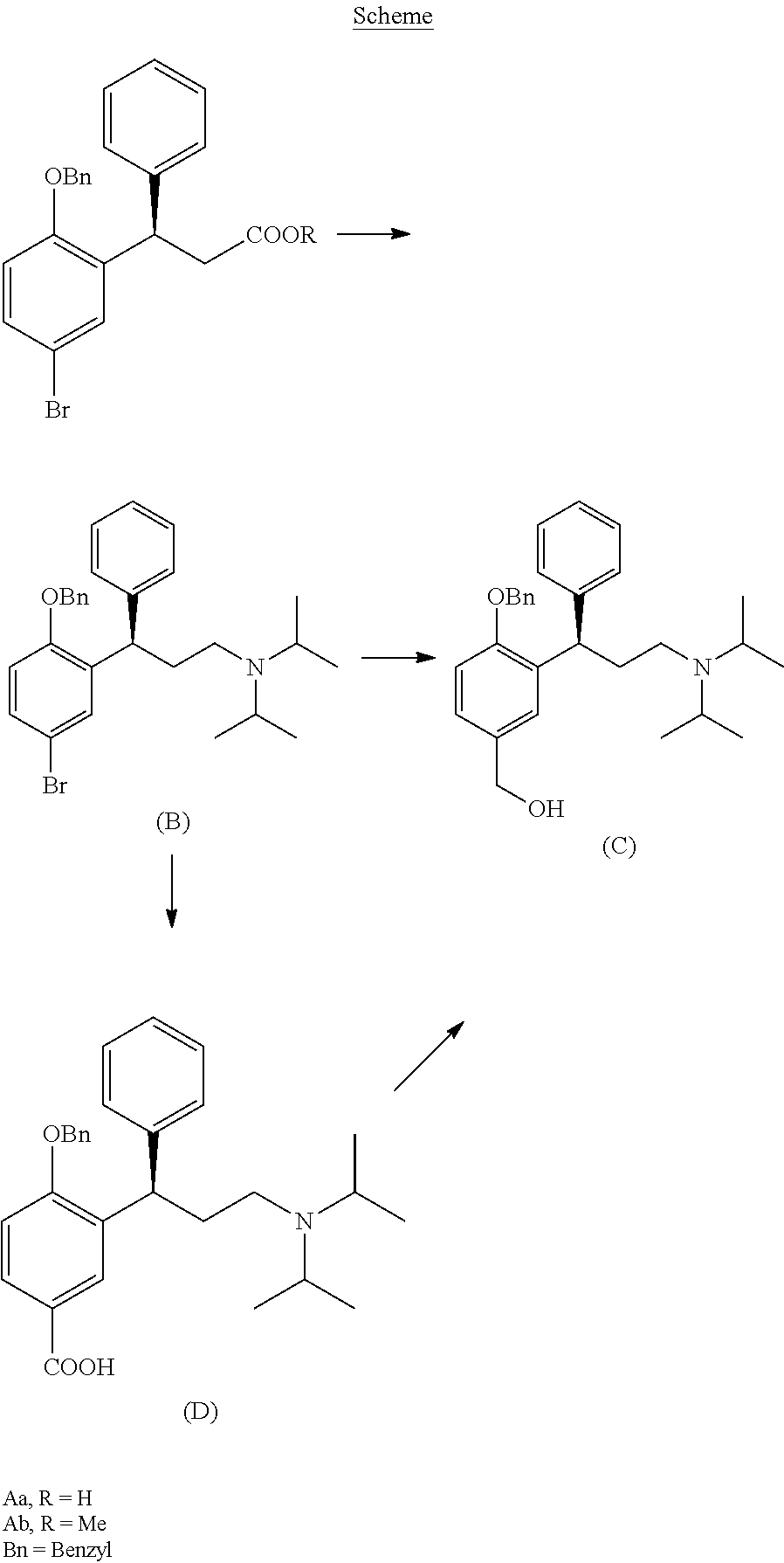 Process for the preparation of fesoterodine