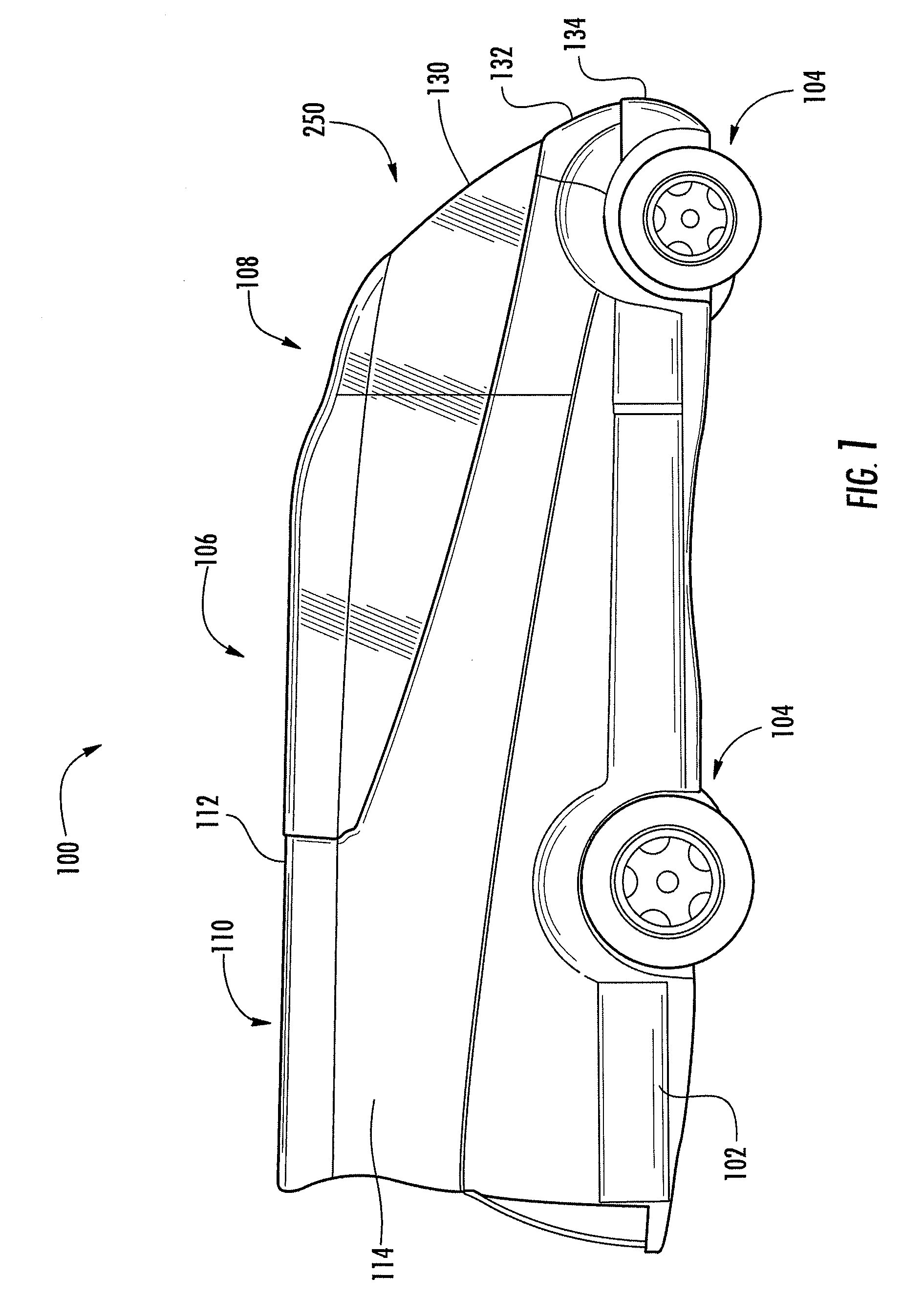 Composite ground cargo vehicle