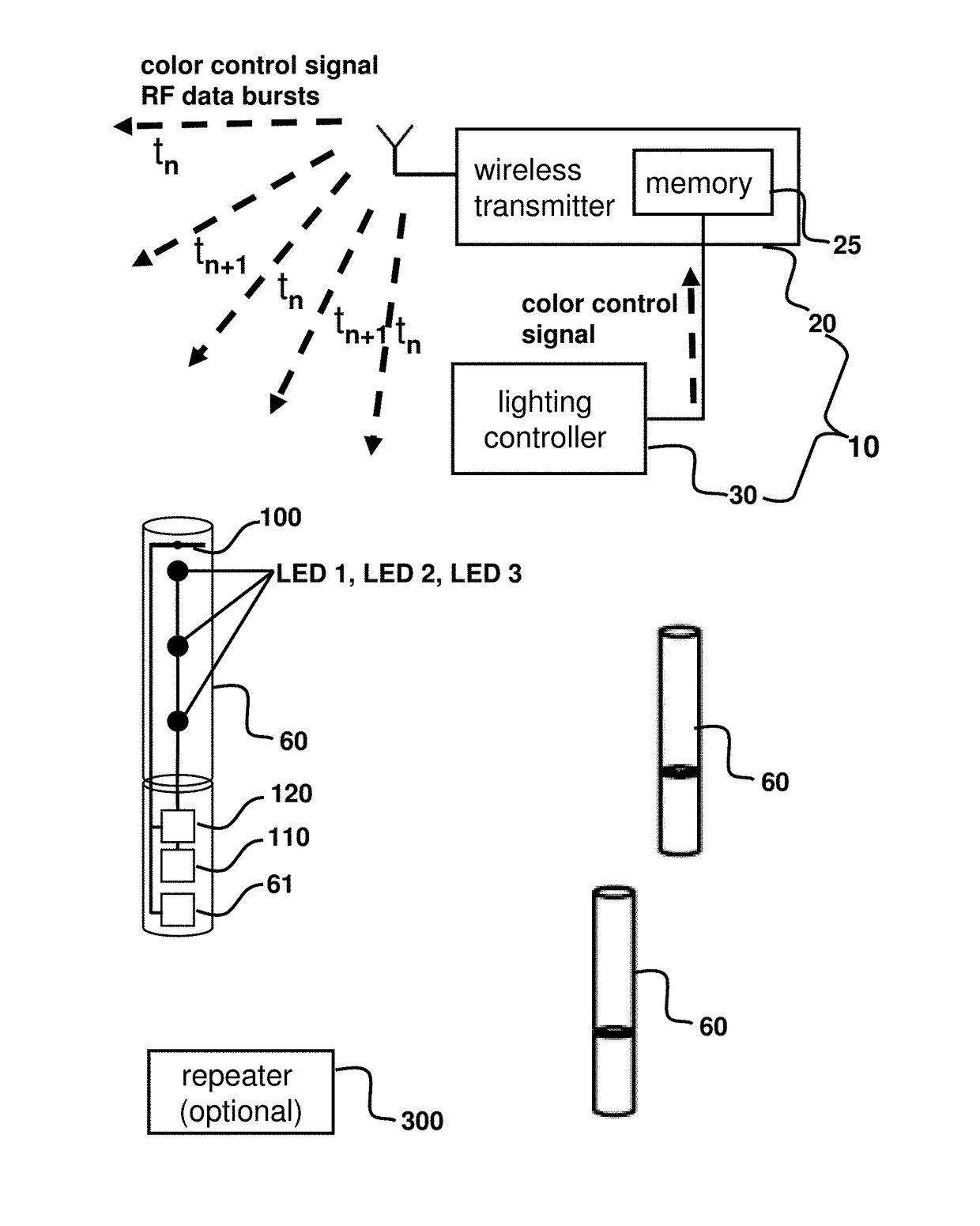 Interactive lighting effect portable light illuminating devices and system thereof