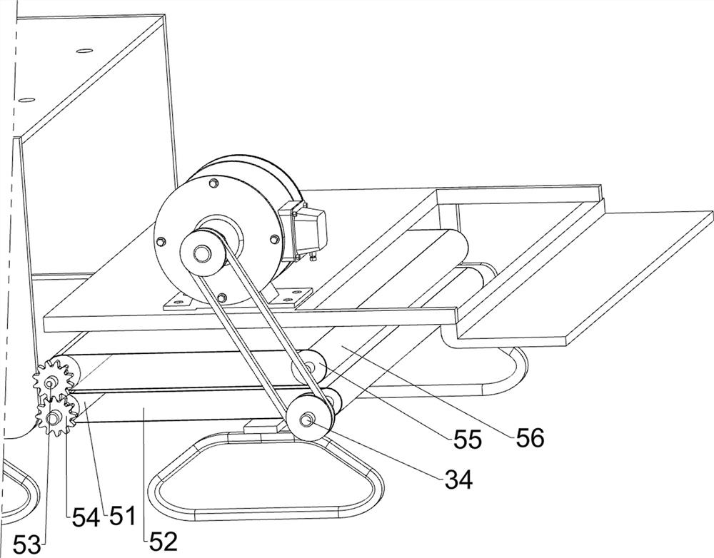 Printing device of printing equipment for intelligent manufacturing