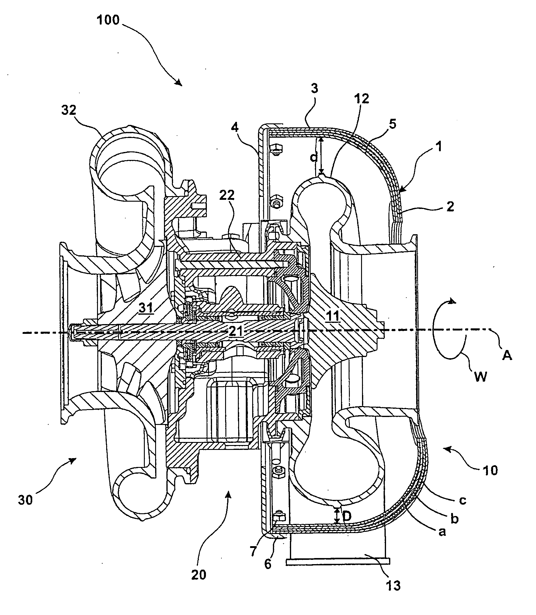 Explosion protection for a turbine and combustion engine