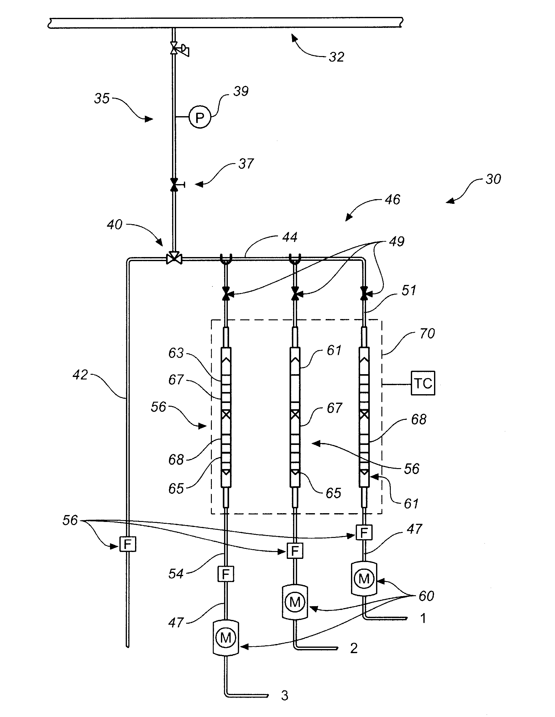 Sampling apparatus for constituents in natural gas lines