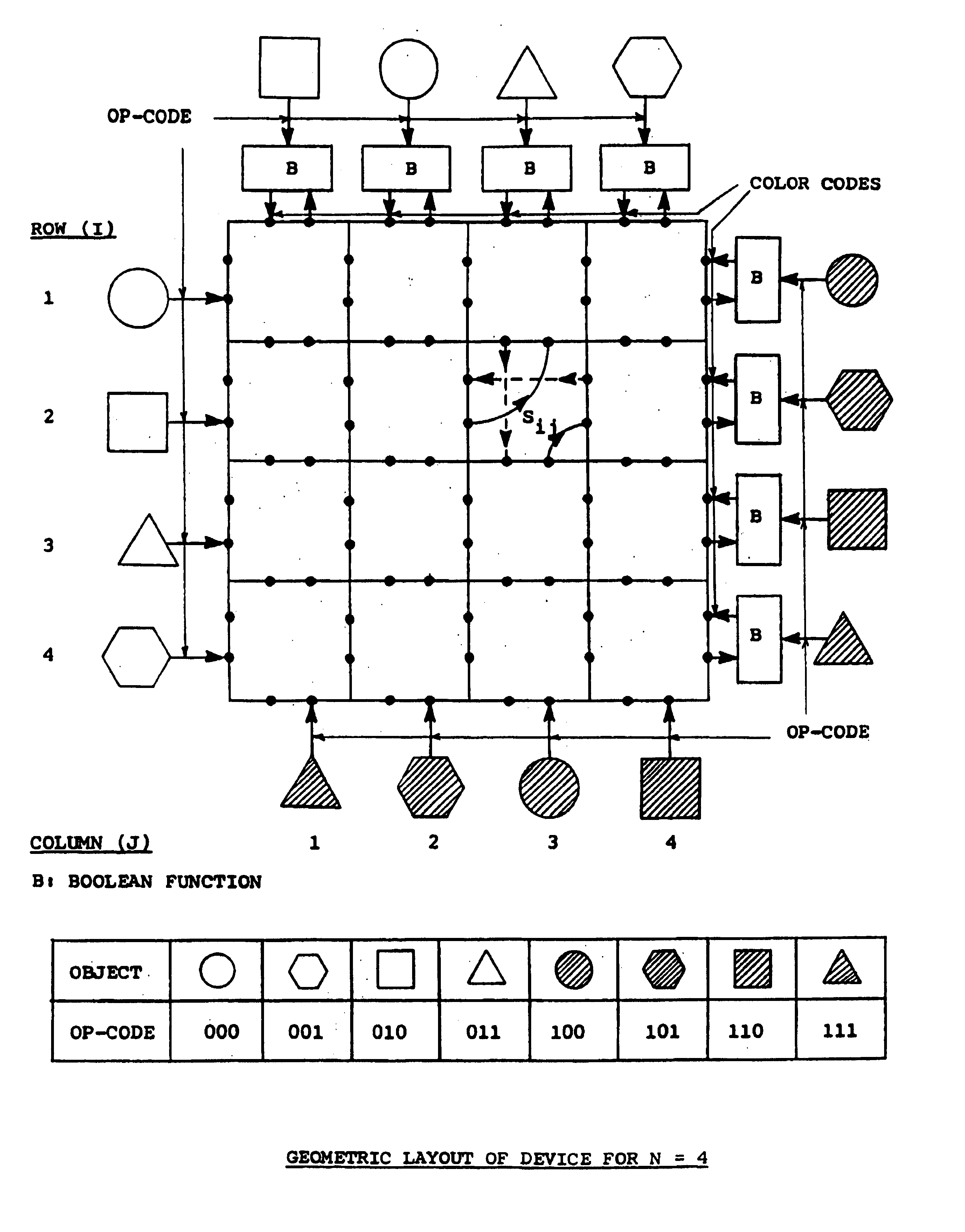 Electronic hand held logic game