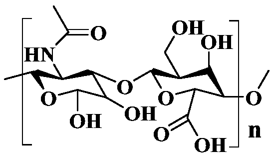 Application of hyaluronic acid-amino acid gel thickening emollient in face cream