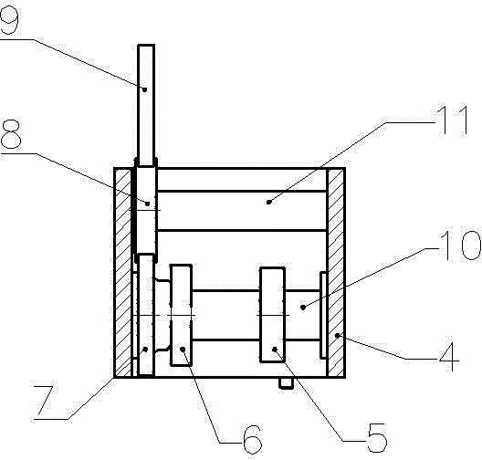 Rotary tillage part and carriage connection device