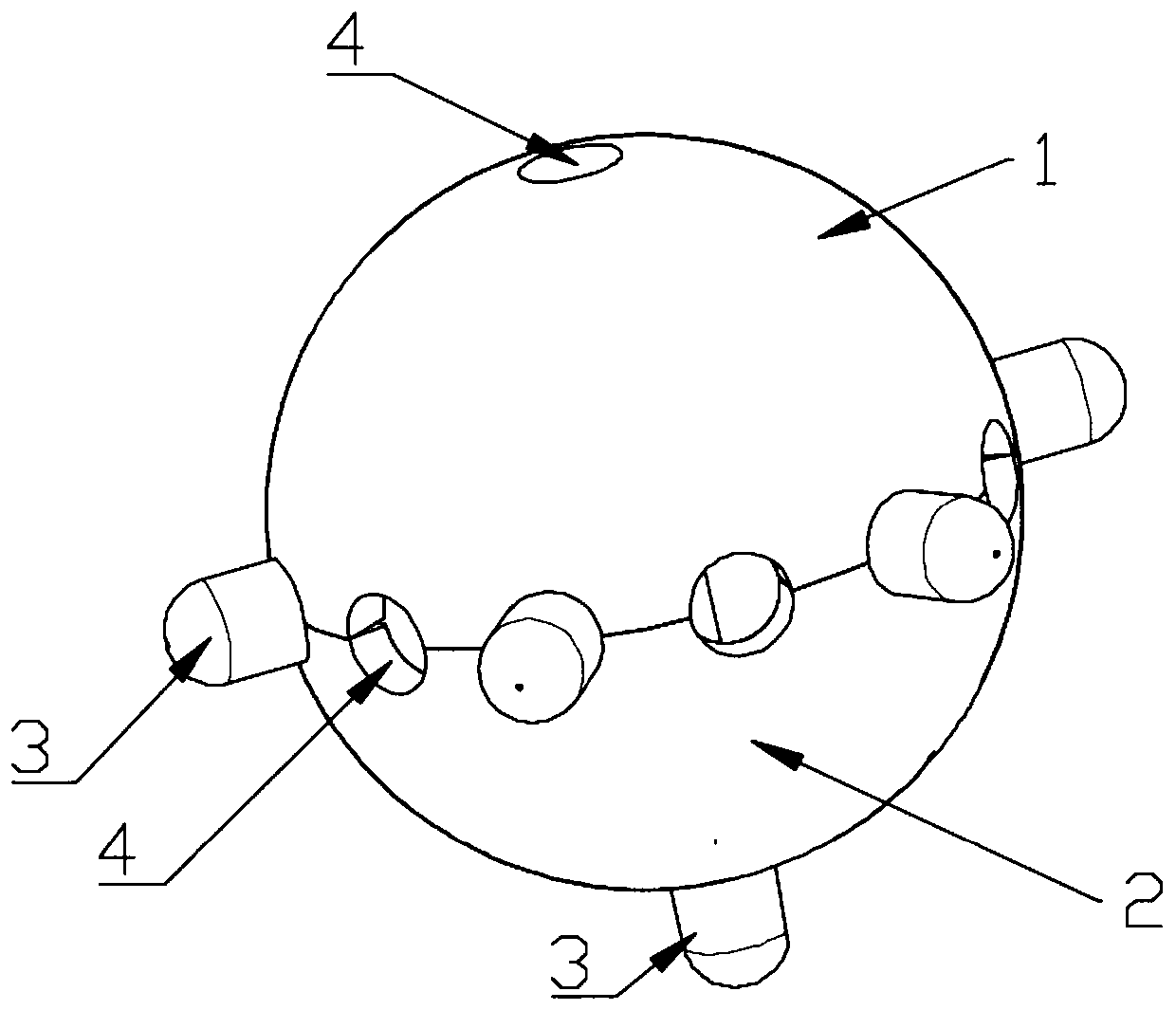 Spherical building block