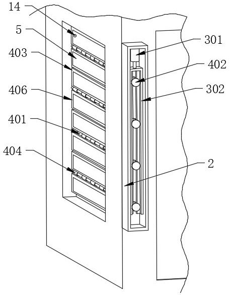 A box-type substation with adjustable ventilation structure