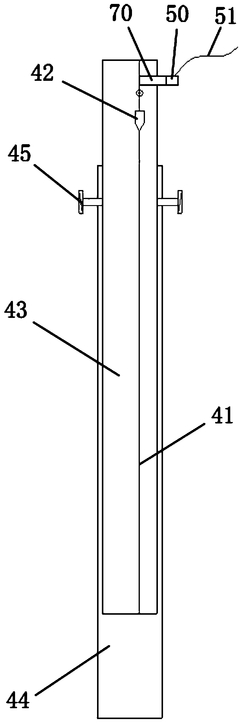 Multi-dimensional positioning device for measuring wind speed of roadway