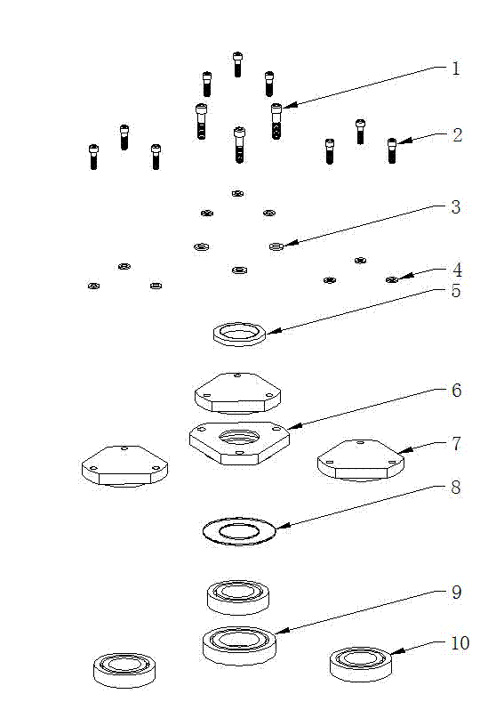 Evenly distributed variable-speed leak-proof container