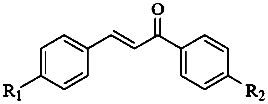 Synthesis method of gatifloxacin-chalcone conjugate slow release agent