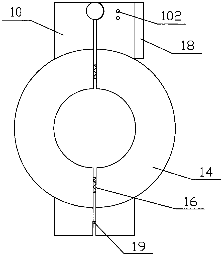 Digital current transformer based on induction power supply and monitoring method for digital current transformer