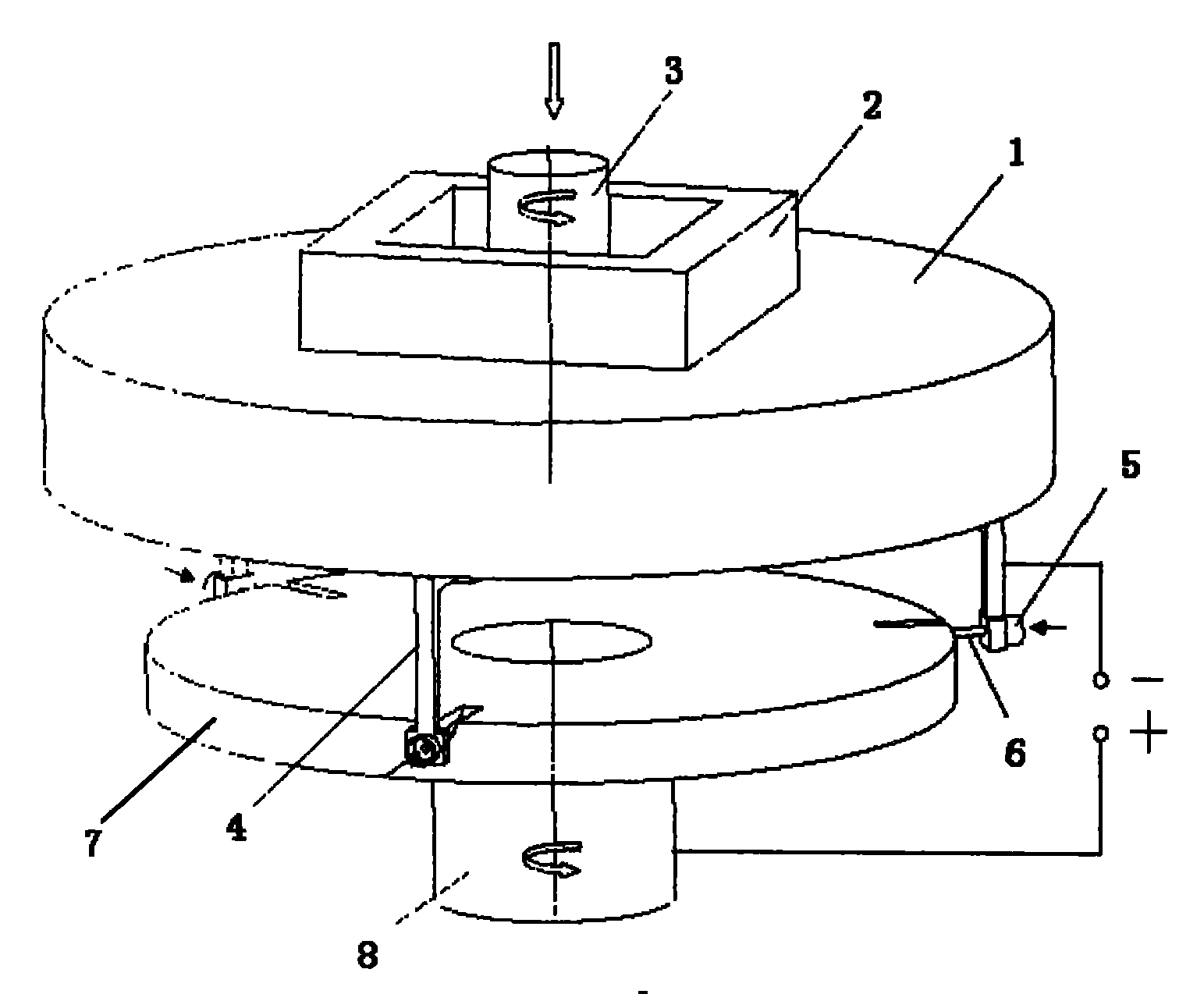 Multi-electrode spiral feeding integral blade wheel inter-blade passage electrolytic machining method