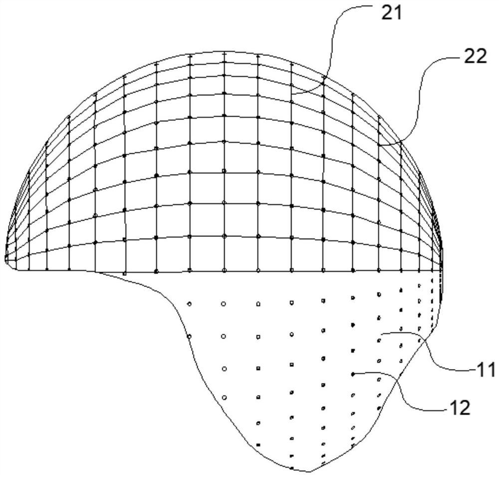 Epidural and subdural hematoma detection headgear