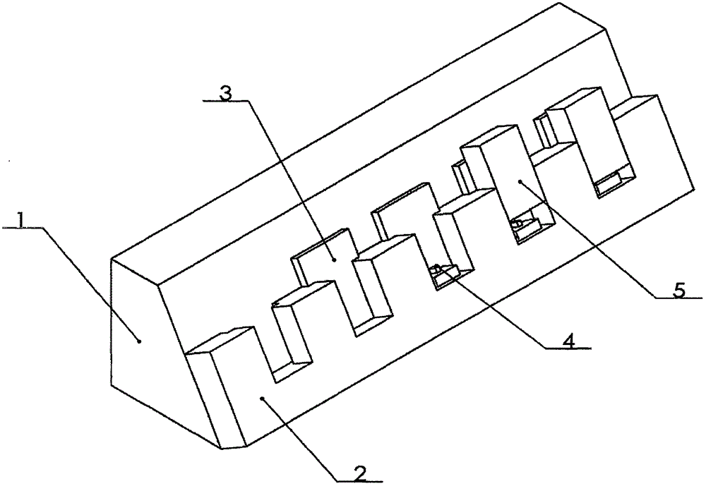 Sintering clamp and sintering method for multiple tube cores of semiconductor laser in independent pressure-applying manner