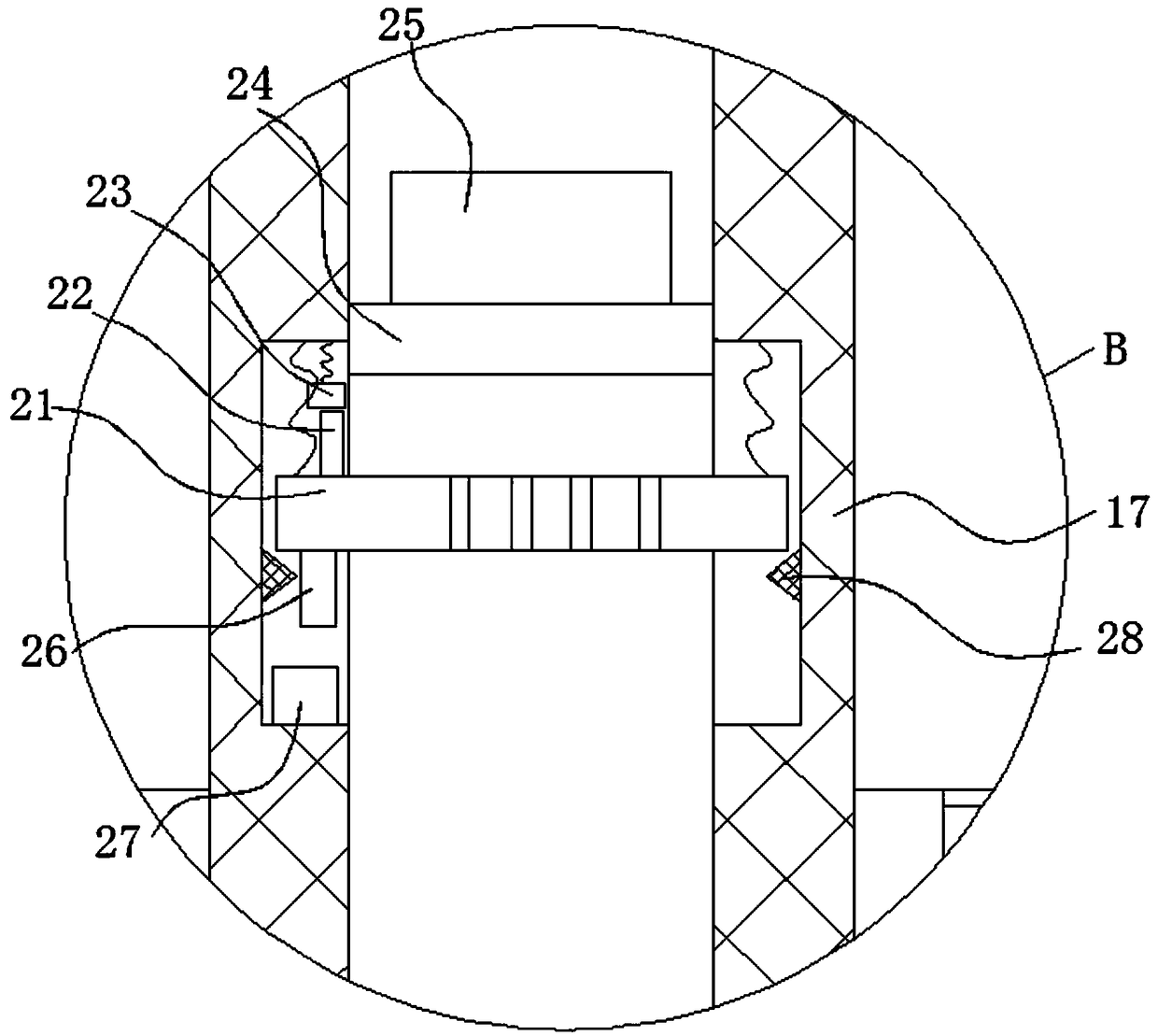 Detecting device with safety warning and purifying functions for coal mine