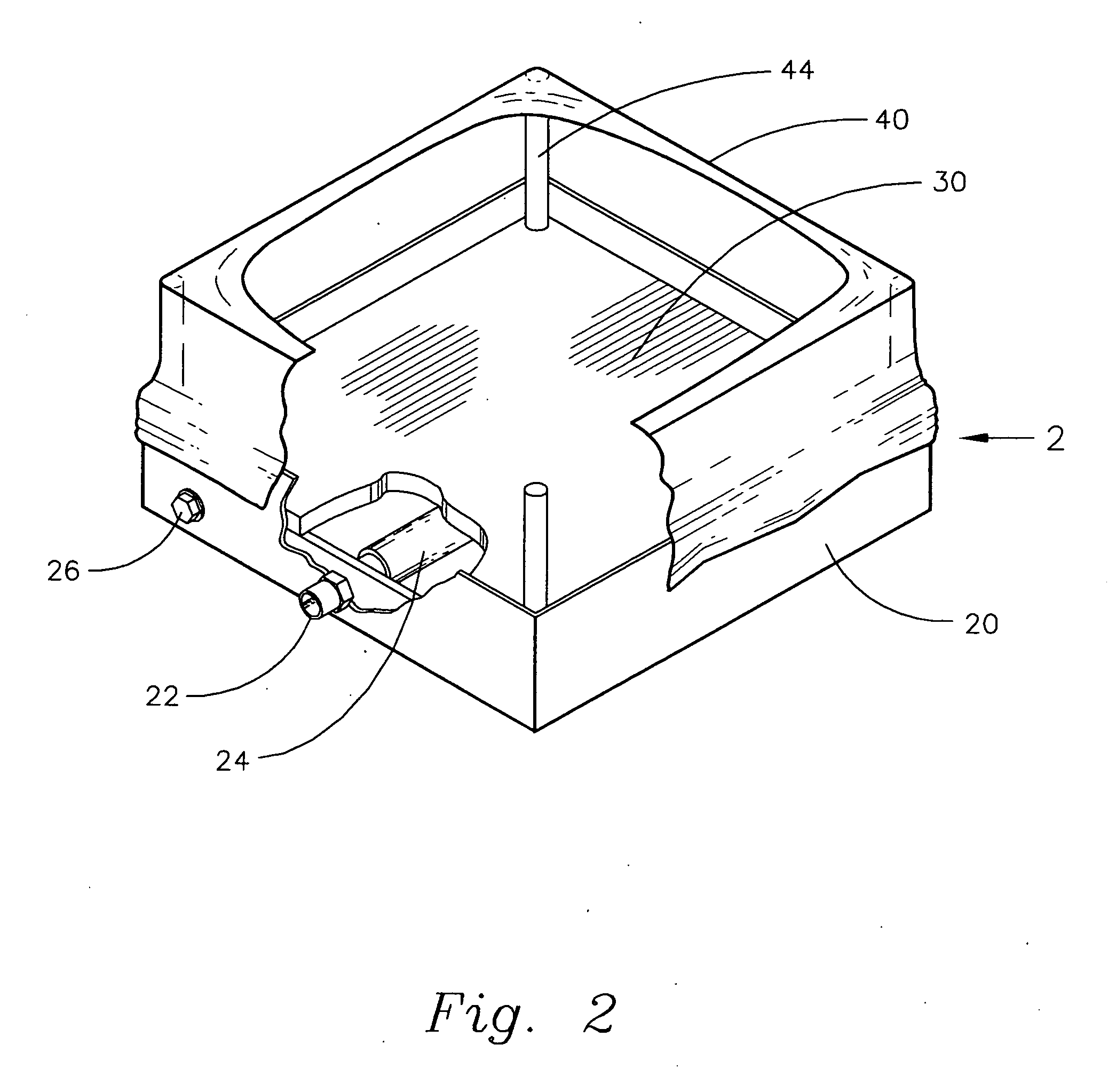 Open-top welding chamber