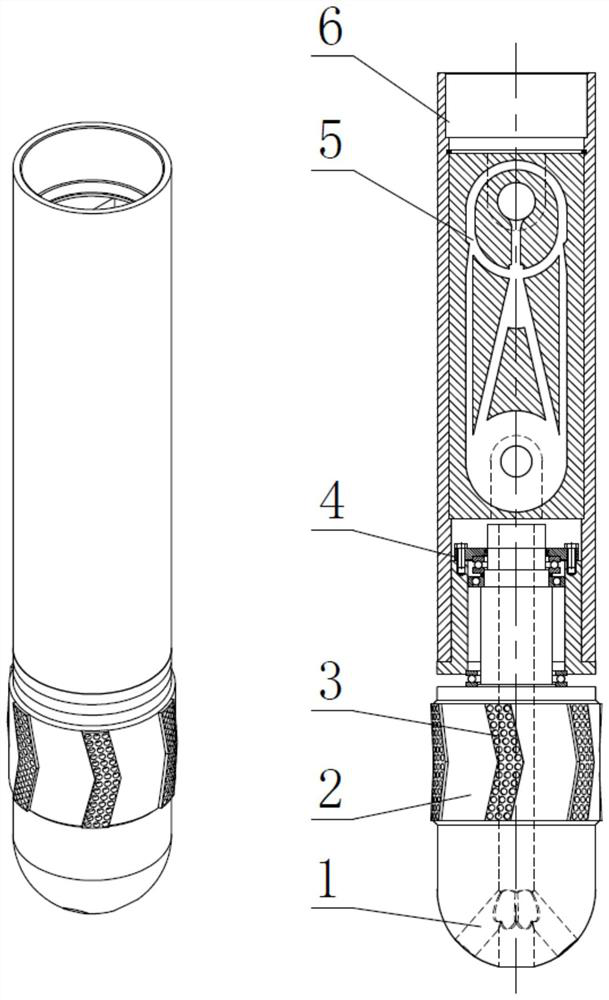 Downhole hydraulic vibration assisted casing running and well cementation integrated combination tool and using method thereof