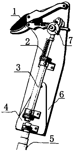 High-altitude pneumatic pruning shears