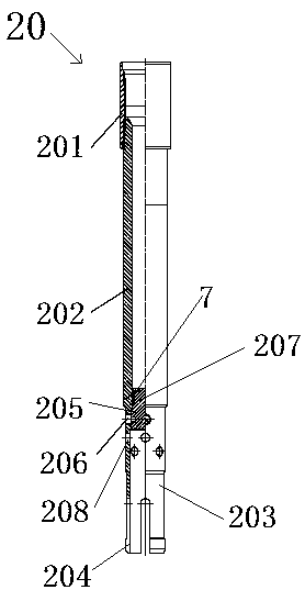 Separate injection string