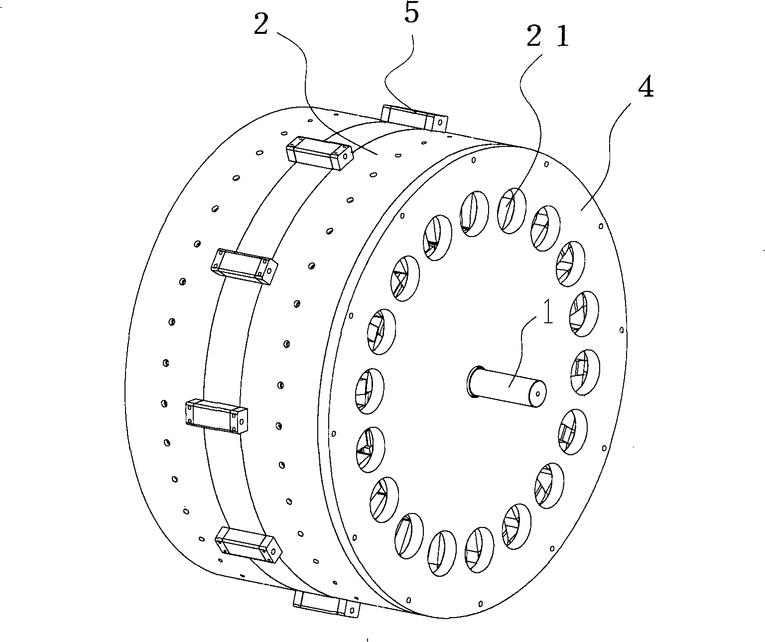 Frequency stabilization control system of permanent magnet wind-driven generator capable of adapting to changing torque