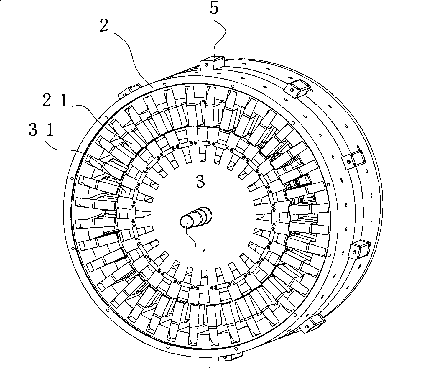 Frequency stabilization control system of permanent magnet wind-driven generator capable of adapting to changing torque
