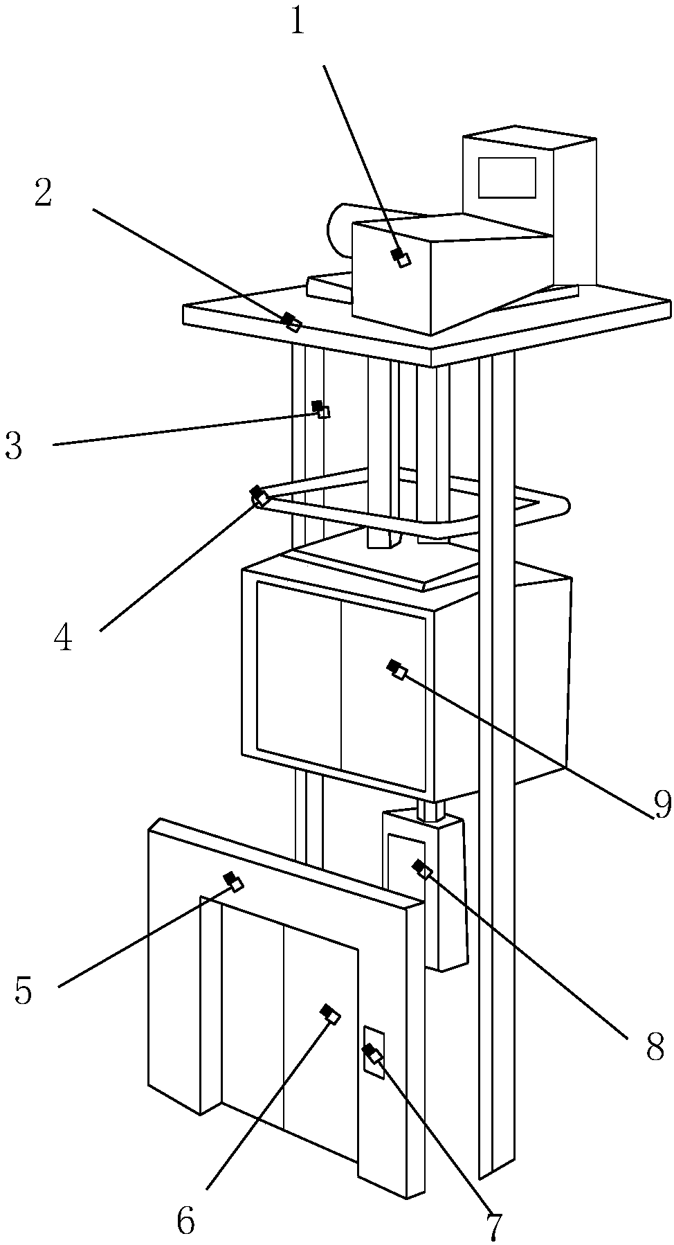 Device for releasing lift safety device