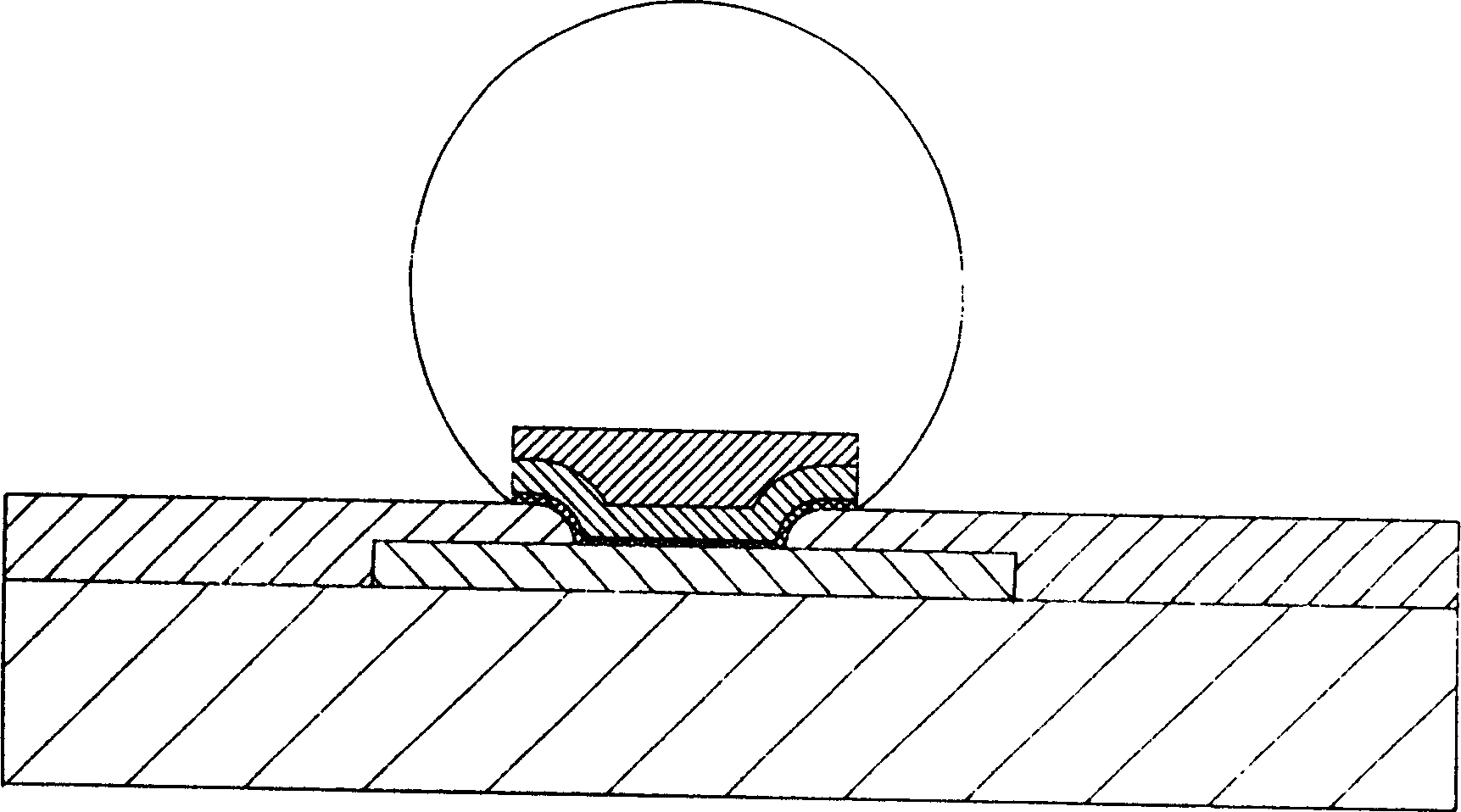 Micron level chip packing structure