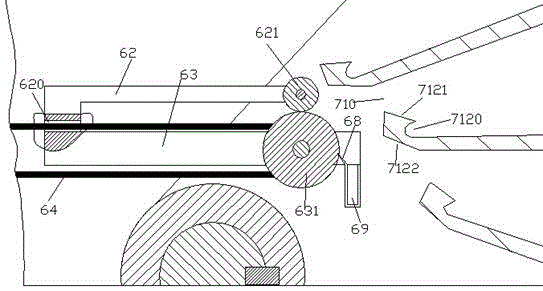 Printer device provided with rotation type tray