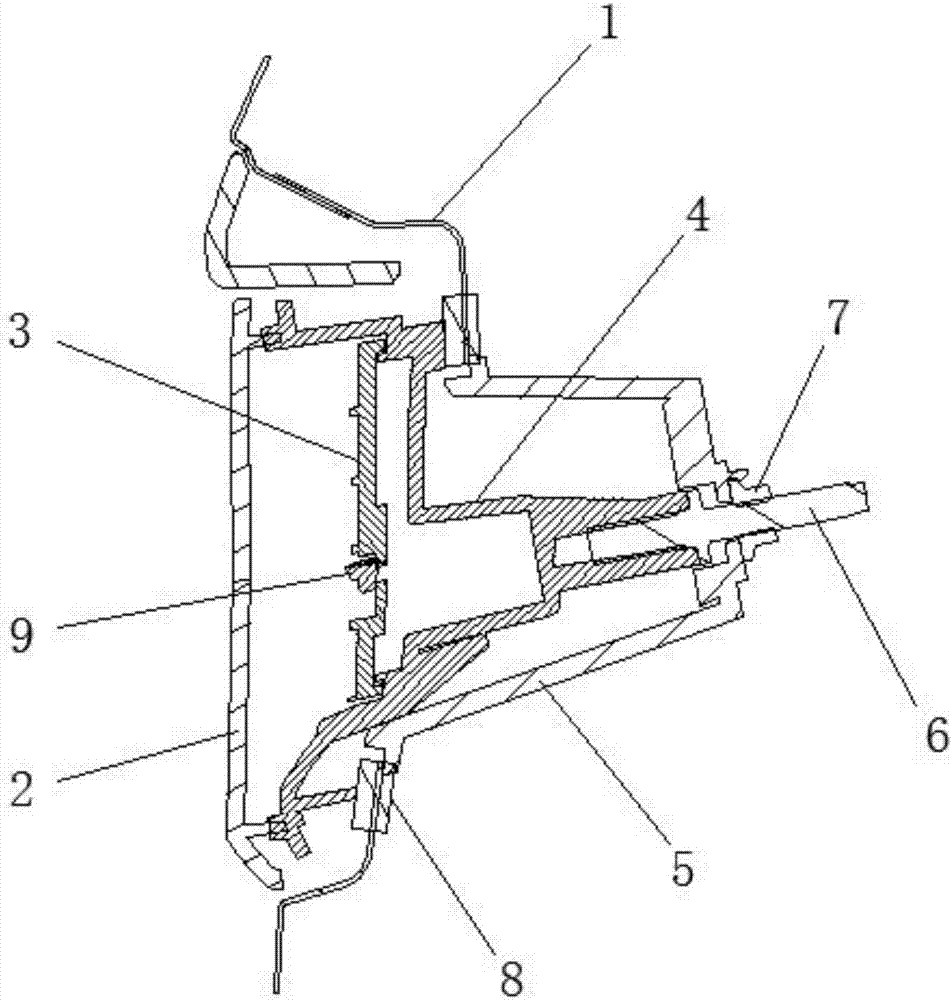Taillight fixing device