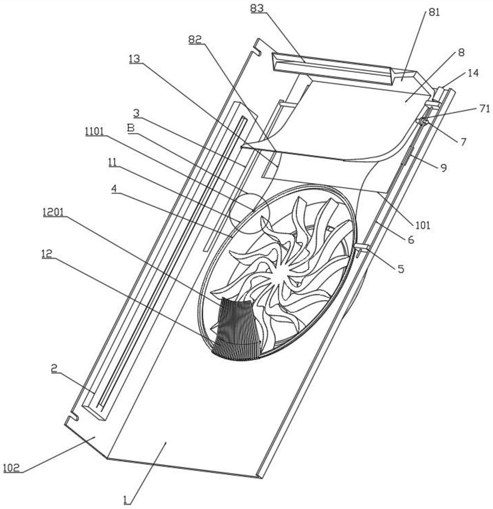 Heat dissipation structure of computer