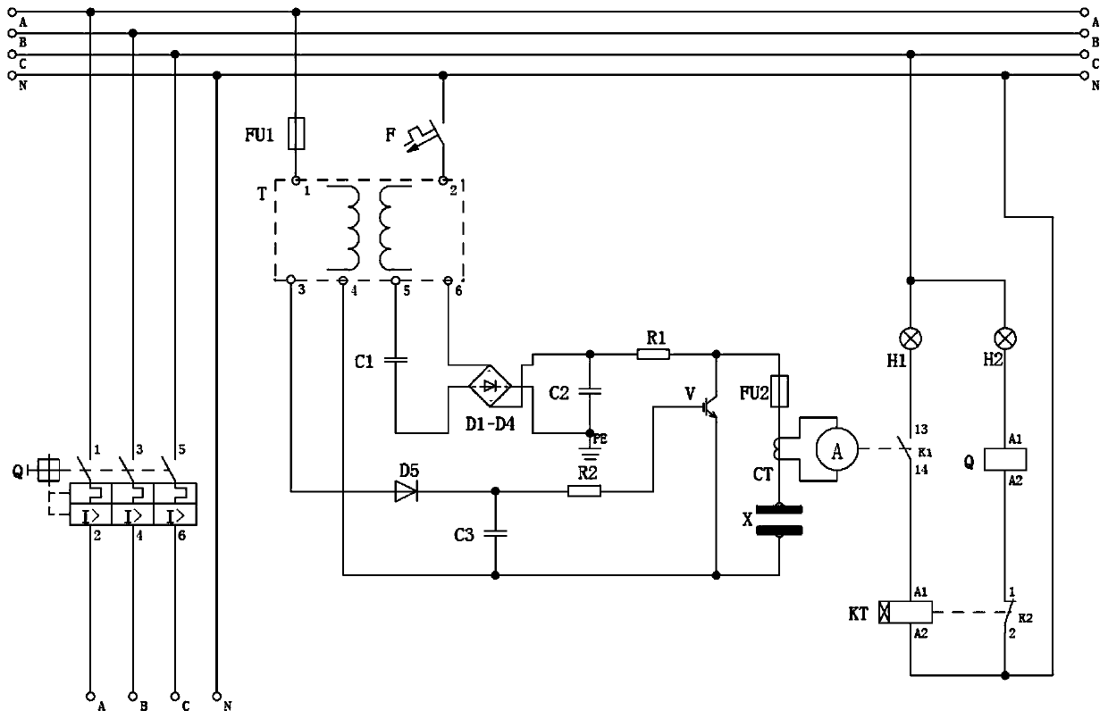 Loop for monitoring conductive pollution