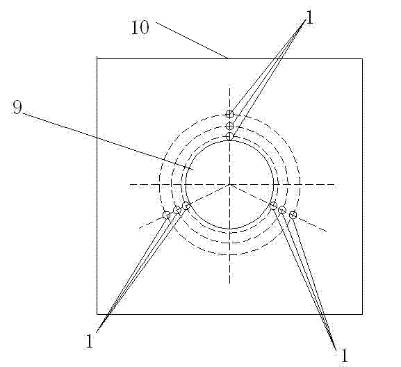 Solar tracking control direction angle driving system