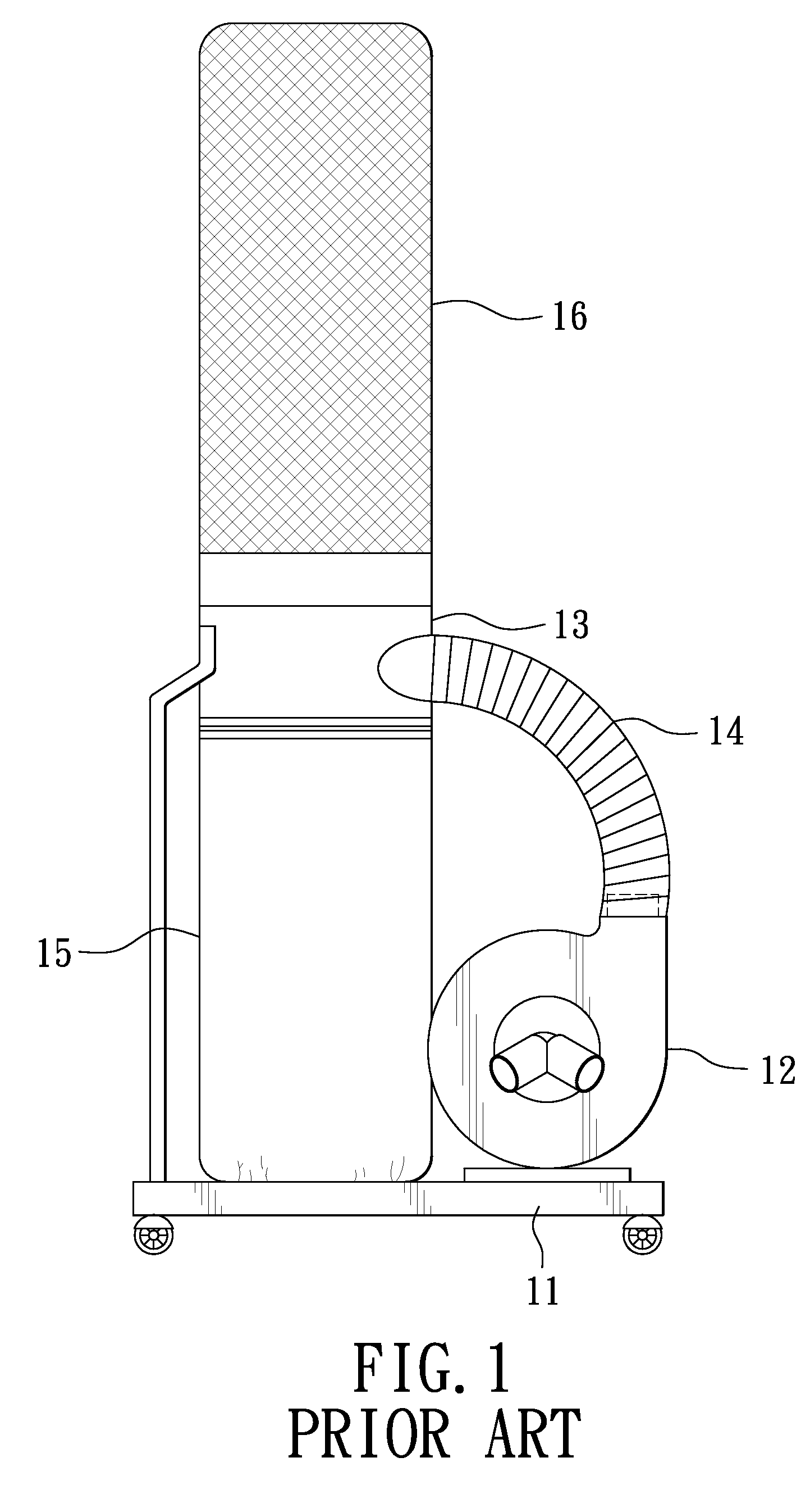 Automatic dust debris clearing apparatus for a filter drum in a dust collector