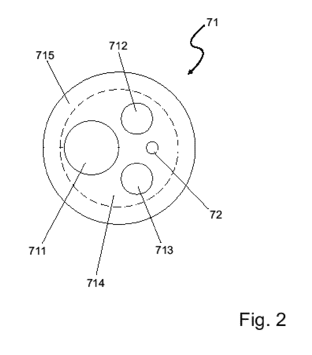 Device and method for synthesis of a polymer under separation of a gaseous substance