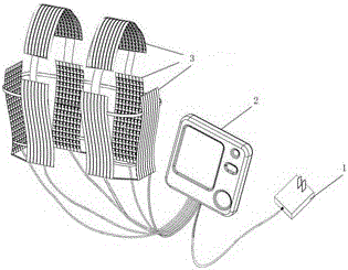 A wearable LED physiotherapy instrument and its application
