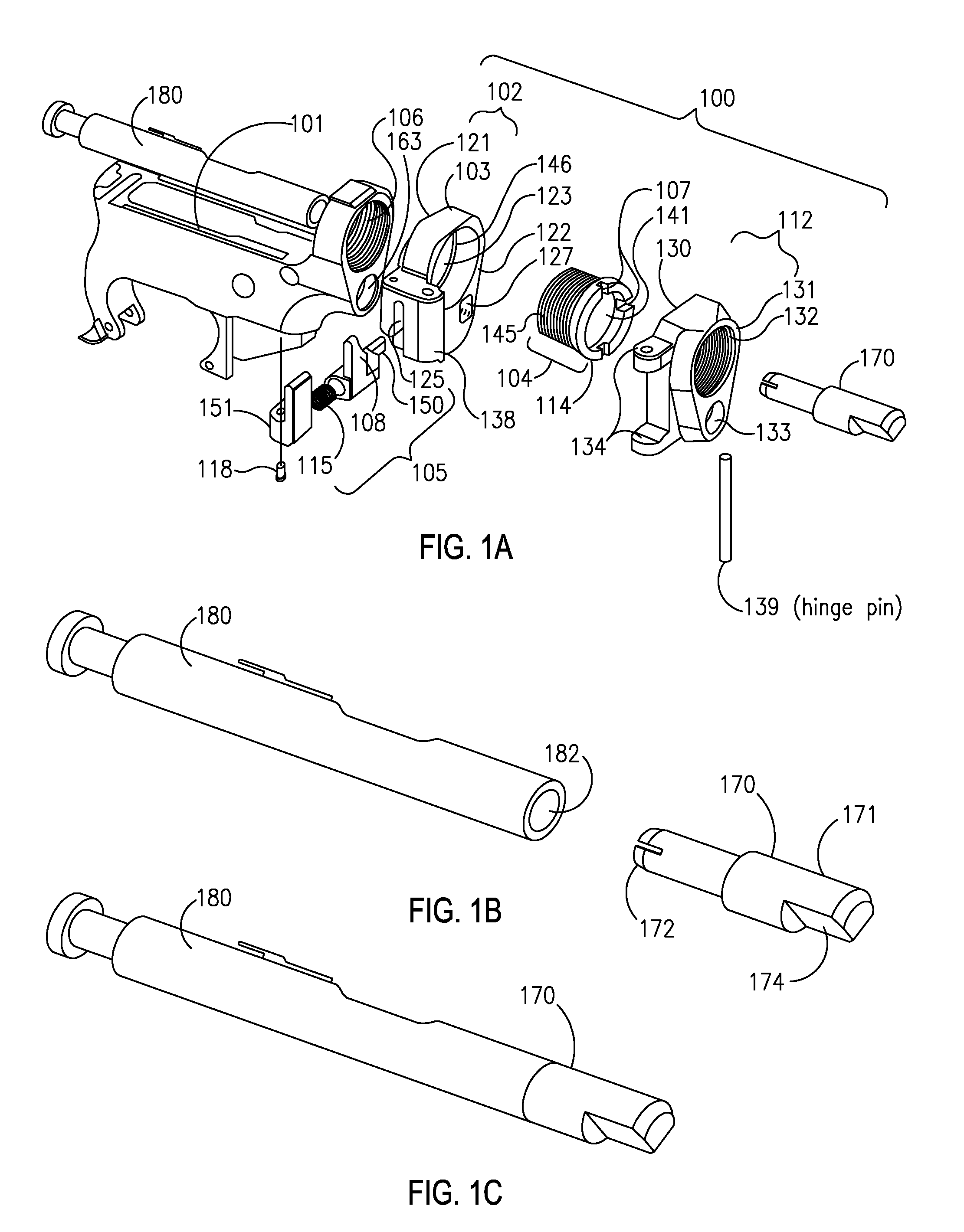 Folding stock adaptor for military-style assault rifles and a method for its use